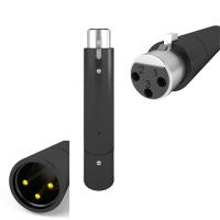 Adaptador de corriente fantasma XLR profesional de 3 pines, adaptador de preamplificador de ganancia de 28Db, 48V para micrófono dinámico - details 2