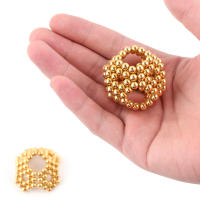 Bolas magnéticas 3D de escritorio para aliviar el estrés, juguetes educativos de aprendizaje, cubo mágico, 222 piezas, Original - details 3
