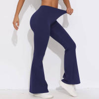 Hamidou-pantalones acampanados de Yoga para mujer, Leggings para Fitness, pantalones de cintura alta para levantar el trasero, pantalones de secado rápido para ciclismo y Fitness - details 34