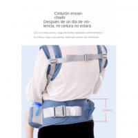 Portabebés ergonómico, adaptado a la suave malla elástica, adecuado para recién nacidos, 3 posiciones de transporte - details 4
