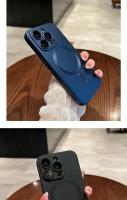 Fundas magnéticas de lujo para MagSafe con película de lente para iPhone 15 14 13 12 11 Pro Max Plus, funda mate a prueba de golpes, accesorios - details 13
