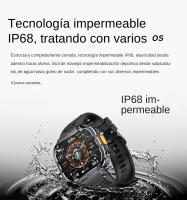Ivanony Reloj Inteligente 2024 Llamadas Bluetooth, Resistente al Agua IP68, Luz de Flash, Mensajes Sociales, Batería de 400mah, Pantalla de 2.0 pulgadas, Sistema de Operación Android Wear - details 14