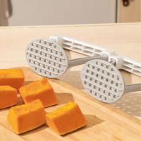 Trituradora Manual de patatas prensadas, herramienta de cocina portátil, prensa de barro de plástico - details 7