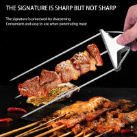 Pinchos para parrillas de 3 vías, herramienta multiusos para barbacoa al aire libre - details 5