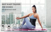 MELEDE Sweat Waist Trainer for Women Two Belts, Neoprene Workout Corset Waist Trainer Cincher Trimmer Shaper - details 1