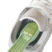 Cepillo de zapatos multifuncional de doble cara, cepillo de limpieza de plástico con mango largo, cepillo Circular de cerdas suaves antideslizante para lavar ropa - details 7