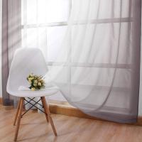 Cortinas De Ventana Gradiente Semi Transparentes Para Dormitorio Y Sala De Estar Bloqueo De Calor Sin Capa Doble Material Poliéster Modernas Con Borlas En Lado Instalación - details 33