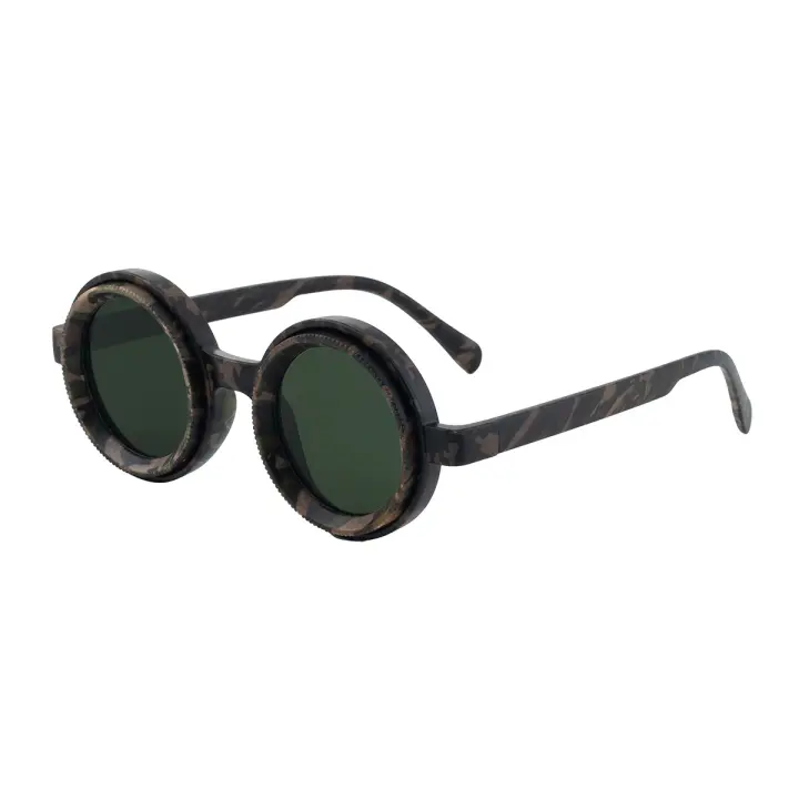 Gafas de sol polarizadas con montura redonda y zoom ajustable nuevas de 2025 para hombre, gafas de sol de alta sensación para exteriores con protección solar para hombre - 1