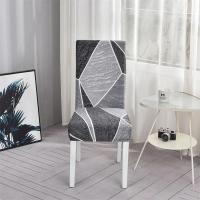 Funda geométrica de LICRA elástica, fundas elásticas para sillas para bodas, hoteles, banquetes y comedores - details 9