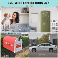Imanes de sublimación para refrigerador, espacios en blanco personalizados, decoración de oficina y cocina, 30 unidades por juego - details 5