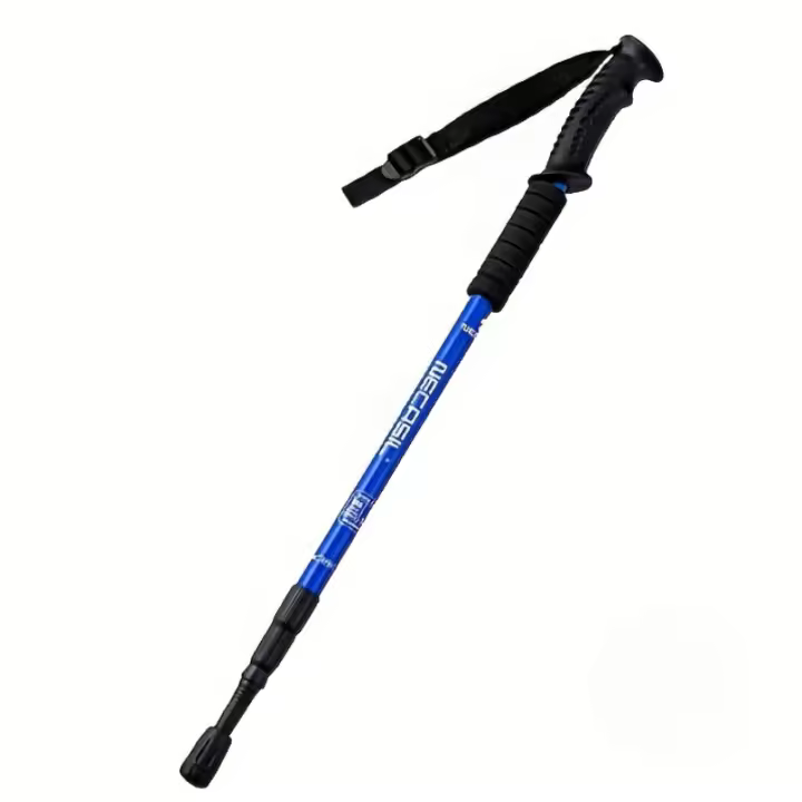 2 unidades de Bastones de montañismo de aleación de aluminio ultraligeros - ¡Perfectos para acampar al aire libre, hacer senderismo, caminar y escalar! - 1
