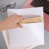 Con cierre de botón a presión, bolsa para carpetas de archivos, bolsas de maquillaje cosmético, organizador de documentos, carpeta de archivos - details 0