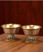Bol de Auspicio de Cobre de Buda Copa de Agua Santa de Guanyin, Dios de la Riqueza - details 10