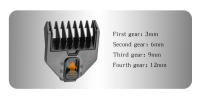 Kemei-cortadora de pelo profesional Zero Gapped t-blade, cortapelos recargable, cortapelos de cabeza calva, máquina de corte de pelo de barbero - details 7