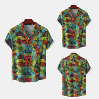Camisa de manga corta para hombre, Camisa ajustada con estampado de flores fragmentadas, serie CS, primavera y verano, 2024 - details 0