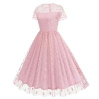 Elegante Vestido de Lentejuelas de Estilo Hepburn Cuenta Alta A-e Tail - details 8