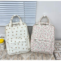 Mochila escolar fresca para mujer, literaria y artística, versátil, con flores informales, para niña y estudiante, novedad de 2024 - details 41