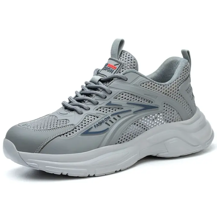 Zapatos de Seguridad de Acero Ligero y Transpirable Mocasines de Trabajo Inolvidables para Hombres - 1