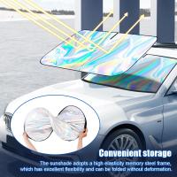 Parasol Plegable para Coche, ProteccióN contra Rayos UV, Universal, 145x80 Cm - details 6