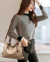 Bolso de mano de cuero de alta calidad para mujer, Cartera de diseñador de lujo de gran capacidad, Bandera de hombro, informal - details 8