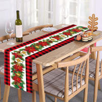 Mantel de Copo de Nieve Rectangular de Poliéster Ideal para Cena de Año Nuevo Decoración del Hogar - details 0