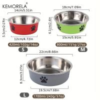 Bol para Mascotas de Acero Inoxidable No Resbaladizo para Perros y Gatos - details 5