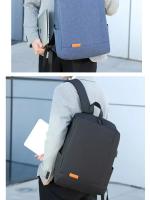 Mochila de negocios para hombre, accesorio sencillo de carga USB, ligera, para viaje, 1 paquete de 15,6 pulgadas - details 36