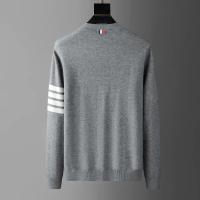 Cardigan de Punto de Marca Superior Novedad Primavera-Otoño Estilo Casual Coreano con Abertura Lateral V-cuello - details 4
