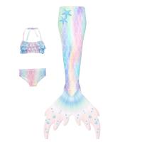 Traje de baño de sirena traje de baño para niños nueva niña traje de princesa de sirena cola de sirena traje de rendimiento para niños - details 1