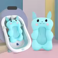 Asiento de baño de seguridad para recién nacido, almohada de bañera infantil, cojín de baño para bebé - details 2
