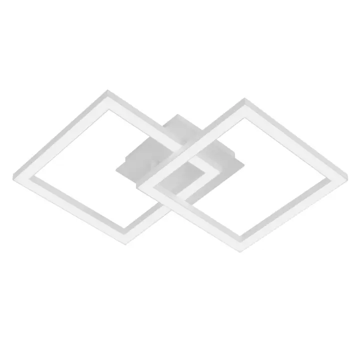CBJKTX Lámpara de techo LED cocina moderna 24W lámpara de salón diseño pasillo lámpara cálido pasillo cuadrado blanco para - 1