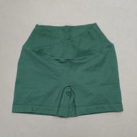 Hamidou pantalones cortos deportivos para mujer, Shorts de Yoga con cintura cruzada, gimnasio, entrenamiento, correr, cintura alta, realce de cadera, sin costuras, Fitness - details 6