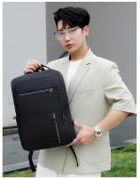 Mochila De Negocios multifuncional para hombre, bolsa impermeable para ordenador portátil, con carga USB, informal, de gran capacidad - details 9