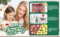 Calendario de Adviento 2024, kit de bloques de construcción de Navidad, árbol de Navidad, Papá Noel,cuenta atrás de 12 días - details 6