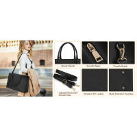 RE Bolso de mano grande y versátil de PU para mujer, bolso cruzado, regalo para mamá - details 4