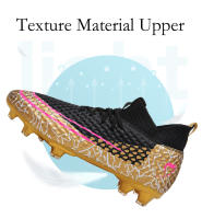Botas de fútbol para hombres, tacos de fútbol para césped, botas de fútbol antideslizantes para exteriores para niños, calzado deportivo de entrenamiento de hierba profesional, parte superior baja - details 7