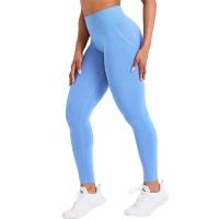 Mallas ajustadas sin costuras para mujer, pantalones de Yoga de entrenamiento, trajes suaves de cintura alta, ropa deportiva de Fitness, novedad - details 26