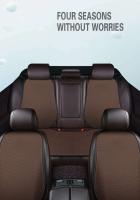 Almohadilla de verano, funda de algodón antideslizante transpirable y refrescante, funda fresca para asiento de coche de seda helada - details 11