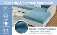 Fundas de Cojín Ajustables para Sof, Chaise Lounge Sofá Protector de Cojín de Asiento de Tela de Poliéster de Alta Elasticidad - details 3