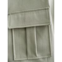 BUNO-traje informal para mujer, Chaqueta corta con bolsillos y cuello vuelto, pantalones elegantes de pierna ancha, moda urbana, primavera y verano, 2025 - details 7