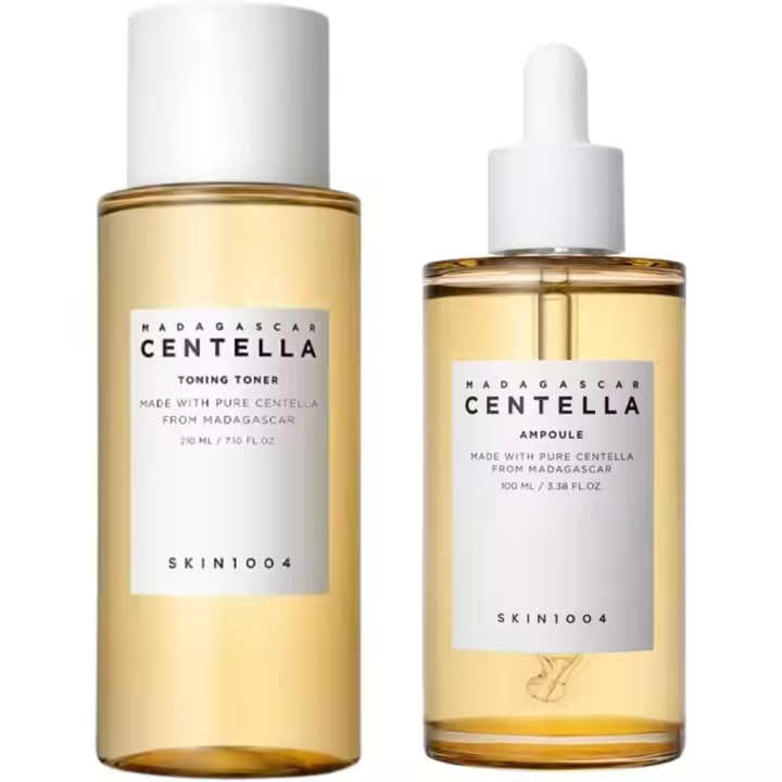 SKIN1004 Paquete de tónico tonificante Madagascar Centella de 210 ml y ampolla de 100 ml - 1