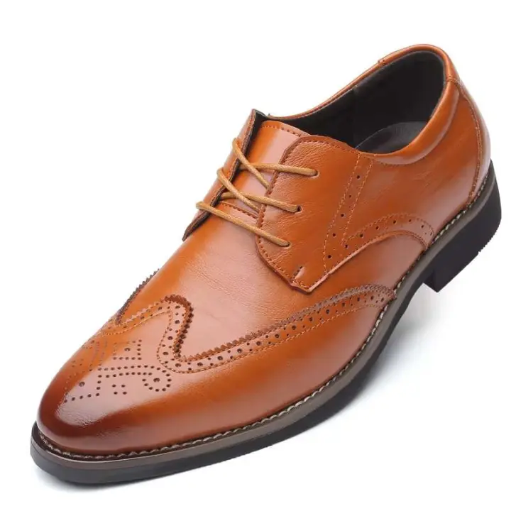 Zapatos formales de oficial, zapatos de cuero para hombre - Compras en línea - 1