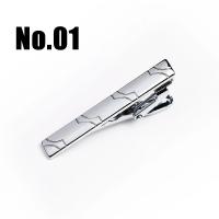 Nuevo Clips para corbata clásicos simples de 4cm, accesorios de Pin diario de Metal para hombre, regalo - details 3