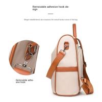 Mochila ligera informal para mujer, mochila de viaje antirrobo, Mochila pequeña de moda simple, mochila de nailon impermeable - details 18