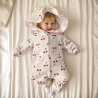 Monos de invierno de manga larga para bebés, peleles con capucha para niñas, lindos - details 0