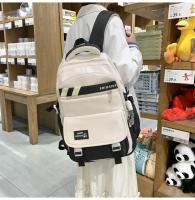 Mochila escolar de gran capacidad para niñas adolescentes, mochila grande de nailon resistente al agua para estudiantes de secundaria - details 14