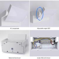 Lámpara LED de Pared de 24W para Exterior Interior IP65, Luz de Pared Ajustable, Moderno Apliques de Pared Aluminio para Entrada Jardines Pasillo Sala, Blanco Cálido 2700K-3000K, Bronce - details 54