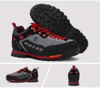 Zapatos de escalada impermeables a la moda para hombre, zapatillas deportivas informales con cordones anticolisión para exteriores - details 18