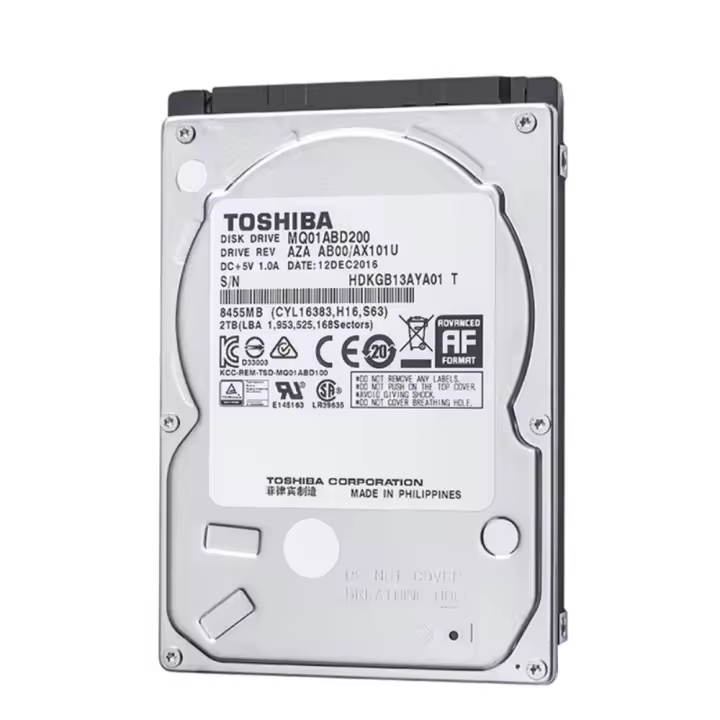 Disco Duro para Portátil TOSHIBA 1TB 2TB Velocidad de 6.0Gb/s Caché de 128MB Interfaz SATA III 2,5" - 1