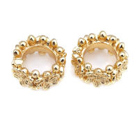 Cuentas espaciadoras de latón con flores de 6MM 8MM 10MM color oro de 18K, cuentas de gran tamaño para pulseras, cuentas de alta calidad para la fabricación de joyería DIY y collares. - details 14